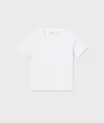 1003 Baby Boys Sustainable Cotton TShirt - White