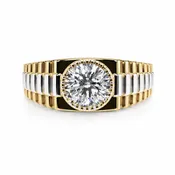 10KT Gold & Lab Diamond Ring