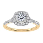 10K 0.50CT Lab Grown Promise Ring 70858