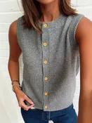 ALEYNA KNIT CONTRAST TOP