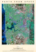 (AUS.-Perth) PERTH - FROM SPACE
