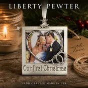 2026 Our First Christmas Heart Frame