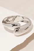 Metallic Hinged Tear Cuff Bracelet