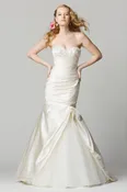 Wtoo 12318 Trumpet Wedding Dress with Strapless Bodice
