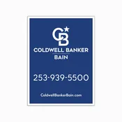 CBB-02 (24″x18″) Plywood Hanging Yard Sign with Office Phone Number (2 sided)