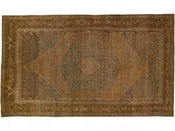 1900s Antique Bidjar Wool Rug 15 x 25
