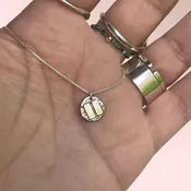 Arepa con quesito necklace