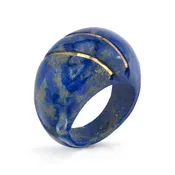 1970s Boho Lapis Ring
