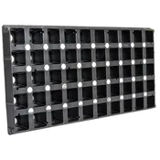 50 Cell Square Plug Flat Insert Tray for 10" x 20" Trays