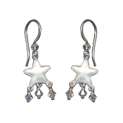 NEW! White Star w/crystals wire — Bamboo Jewelry