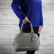 Dakota Satchel Small (Dove Grey)