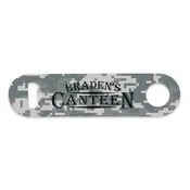 Bar Style Canteen Personalized Bottle Opener with Name