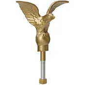 12″ FLYING EAGLE/BALL – GOLDTONE