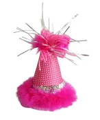 Dog Party Hat (Pink Dots)