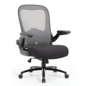 2101HMFBTGRBK Ryde Big & Tall High Back Mesh Task Chair with Flip Arm