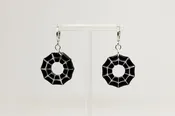 Spider Web Ring Earrings