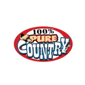 100% Pure Country Oval Sticker