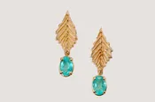 Green Beryl Earrings