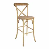 Rustic Cross Back Bar stool