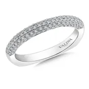 14K White Gold 0.41ct Diamond Wedding Band