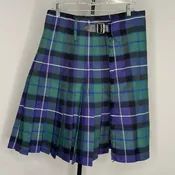 Green &amp;amp; Purple Tartan Kilt