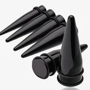 1/2" to 1 Inch Acrylic UV Large Ear Stretching Taper Kit