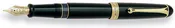Aurora 88 Large Fountain Pen Black with Gold Trim