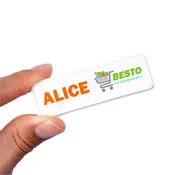 Custom Prestige Plastic Name Badges