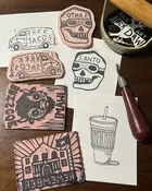 Relief Cut Workshop with Jack Daw — Burning Bones Press