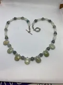 #11  Aquamarine, Blue Kyanite and Moonstone Necklace