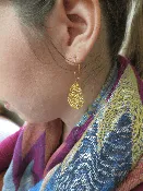 Celtic Rain Drop Knot Earrings