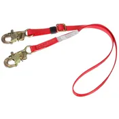 3M Protecta 1385301 Adjustable Webbing Position Lanyard - 0.75 IN Hooks - 1.8 M