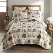 Antique Winter Quilted Bedding Collection
