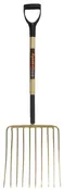 10 TINE ENSILAGE FORK WITH D GRIP HANDLE