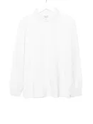 Adult Basic Long Sleeve Polo Shirt - White