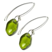 Baby Hex Sterling Boomerang Earrings