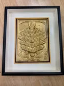 13715 - Shakyamuni Buddha with 39 Buddha Gold Frame