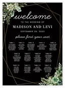 Seating Chart - Greenery 16