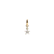 Cut Star Lock Charm
