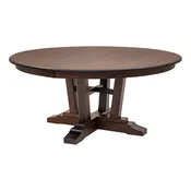 Alberta Cherry Wood Round Extending Dining Table | GB