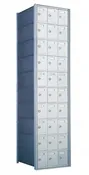 10 Doors High x 3 Doors (30 Tenants) 1700 Series Rear-Load Private Distribution Horizontal Mailbox in Anodized Aluminum Finish