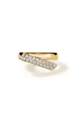 0.38-0.49ct Diamond Flip Ring in 18K Yellow Gold, size 6.5
