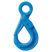 10 Ton Grade 100 Eye Self-Locking Hook - YOKE Safety Hook with Spring Release - 5/8"