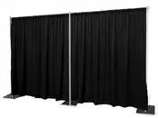 Pipe & Drape (4' x 8' Section) — Dayton Media Technologies  |  Your source for sales, service and installation  |  Call us anytime 937.836.8700