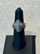 10K Gold And Diamond Ring Sz. 6