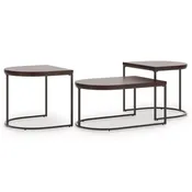 3 Piece Nesting Occasional Table Set