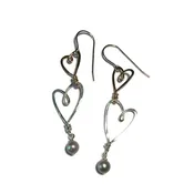 2 Heart Earrings