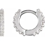 Accented Huggie Earrings