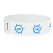 Clearance 3/4" Tyvek® Wristbands (Blue Suns)