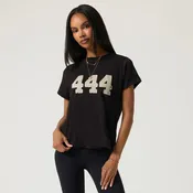 444 Lila Black Tee